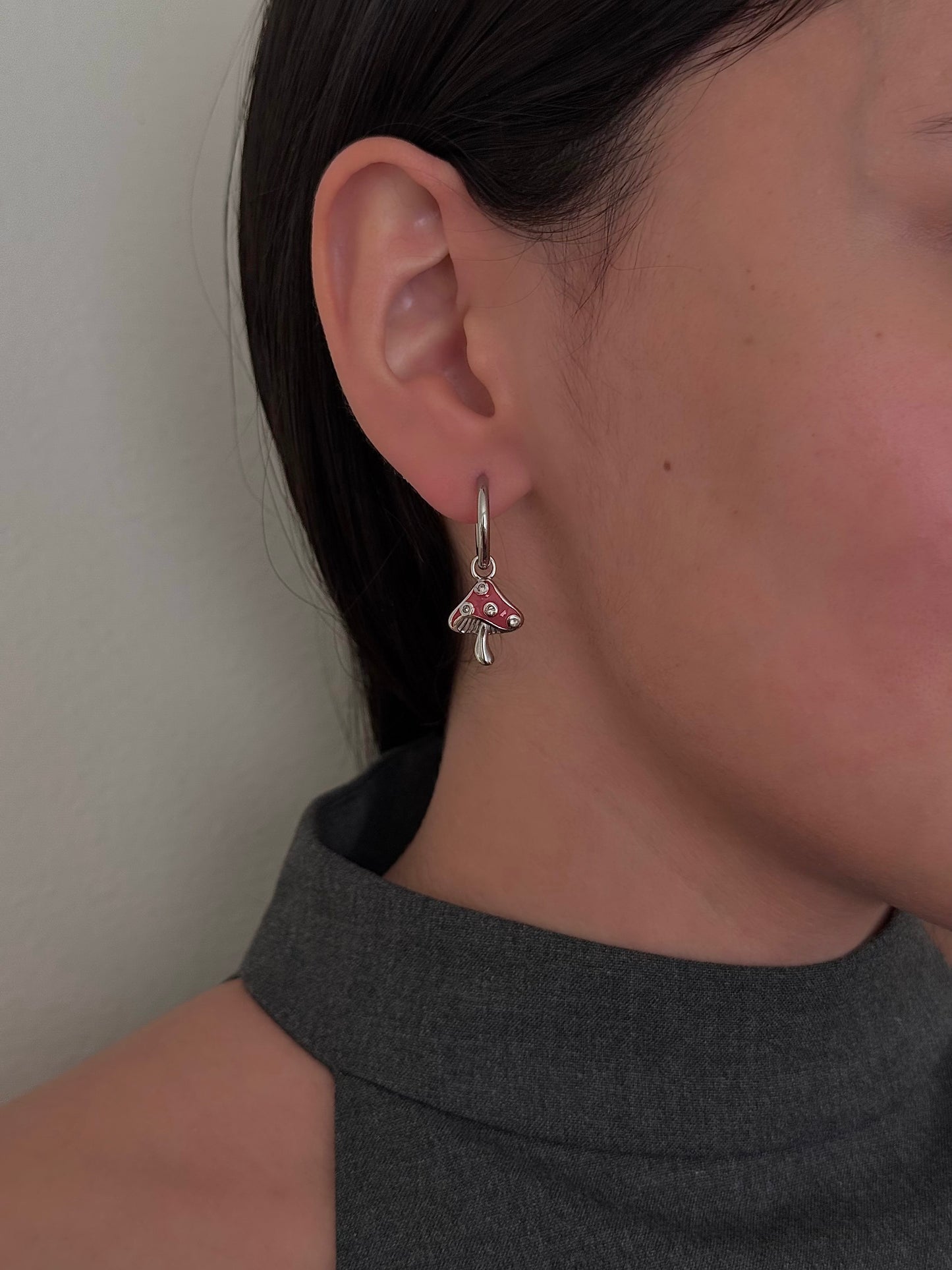 Huggies Hongo Rojo Plateadas