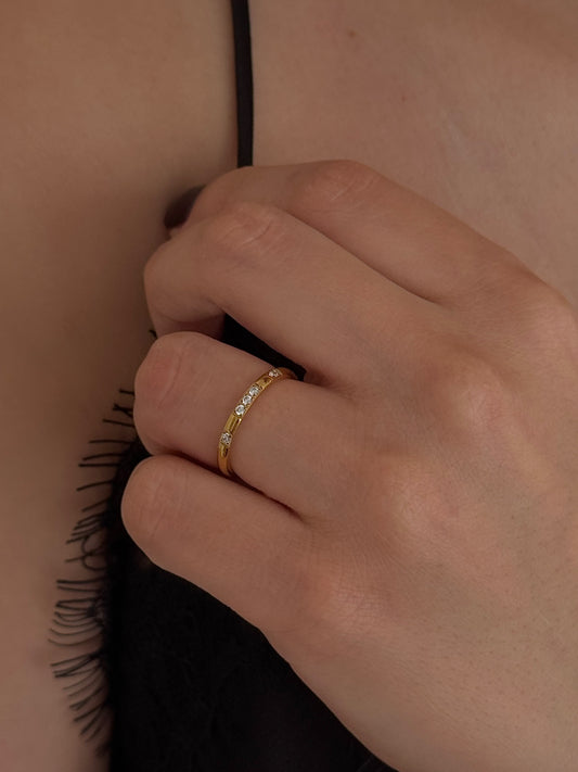 Anillo Media Churumbela Blanca