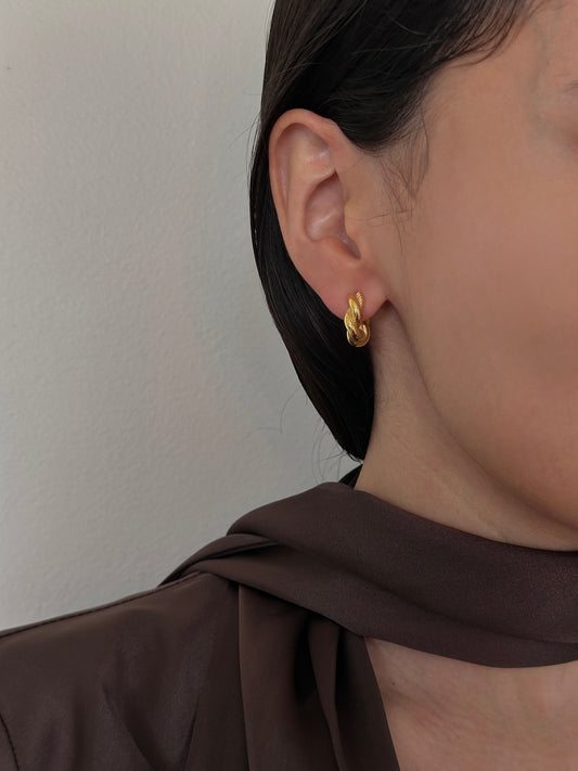 Aretes Churro Dorado