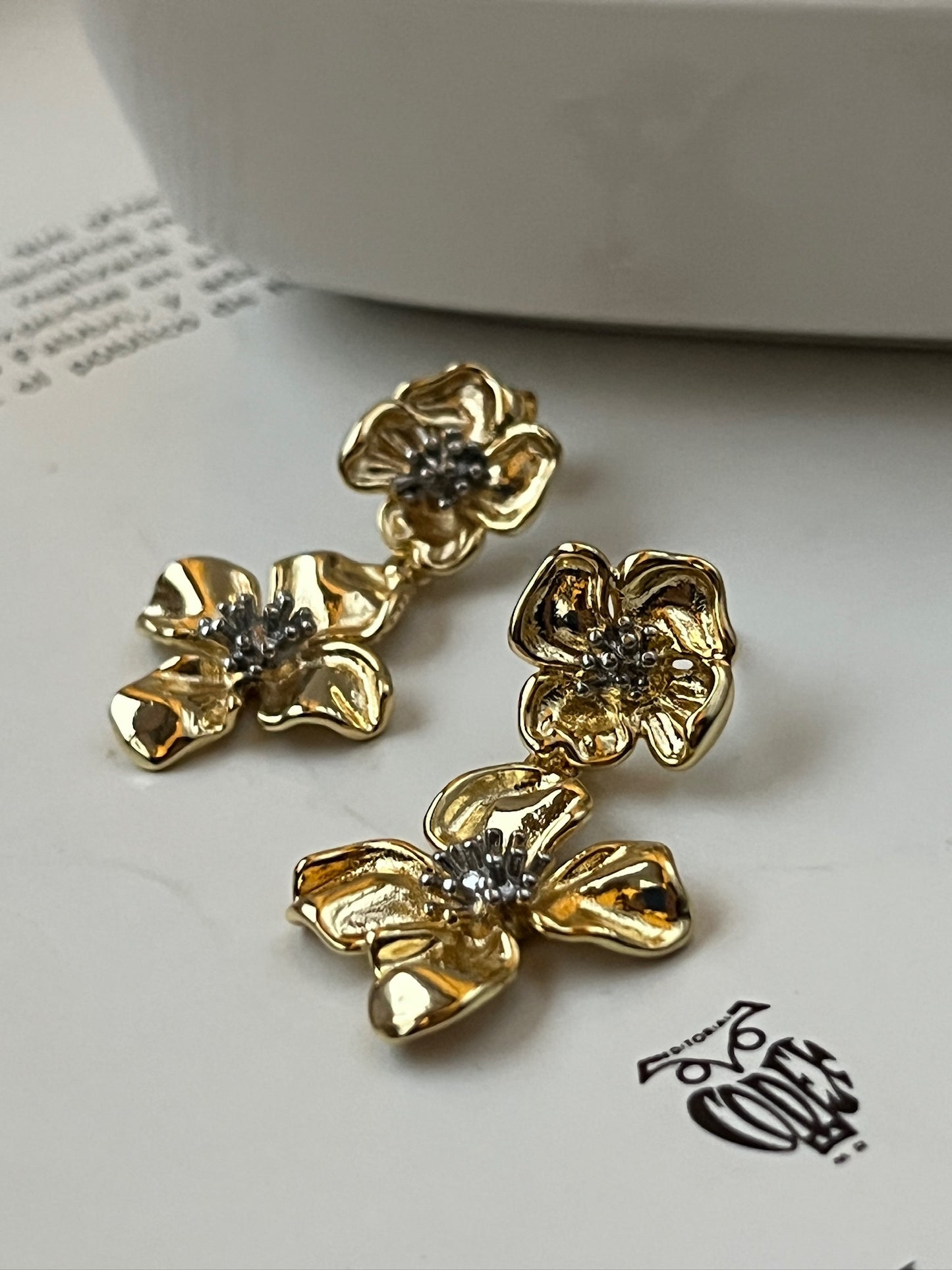 Aretes Silver Bloom