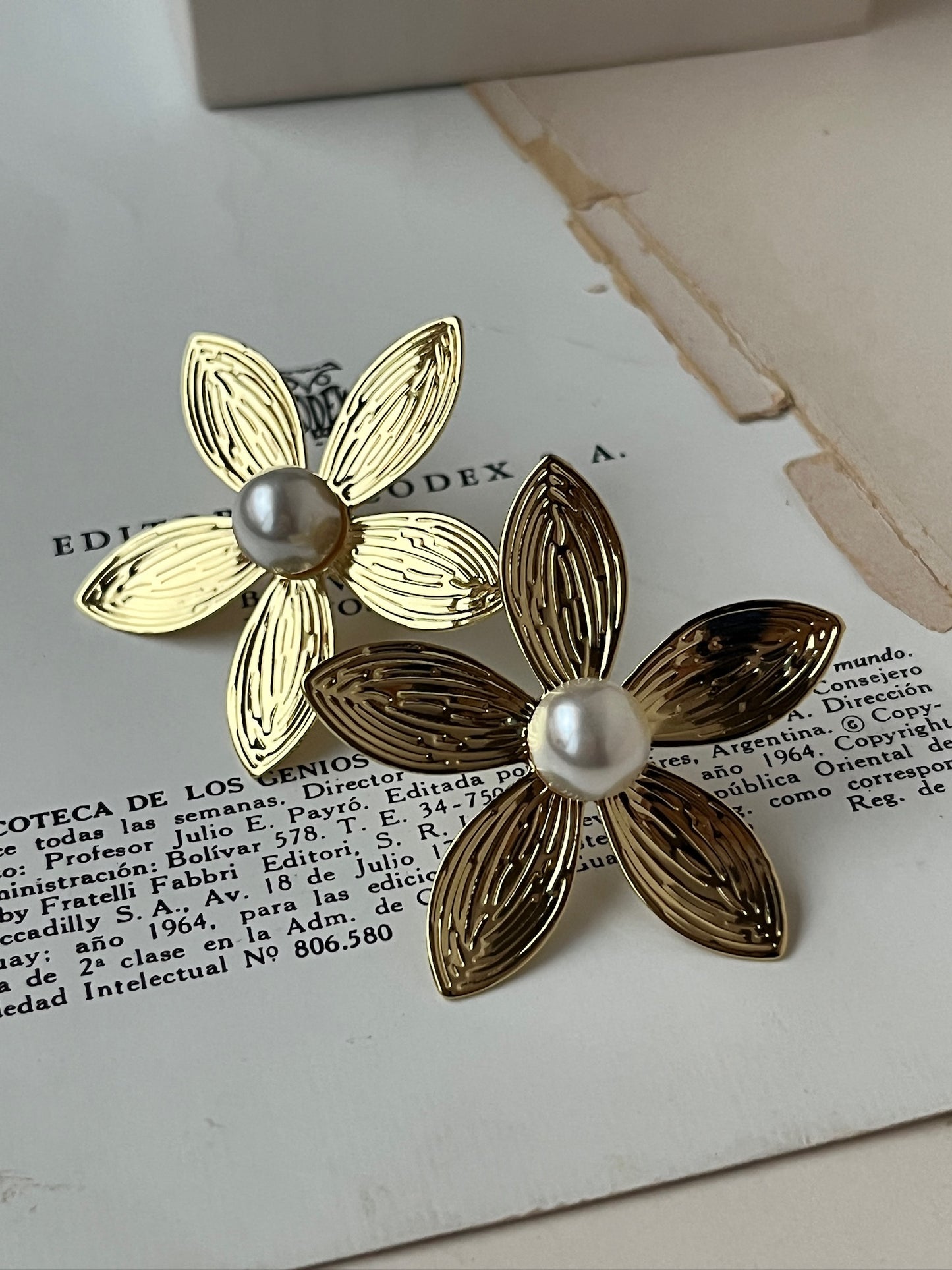 Aretes Pearl Blossom