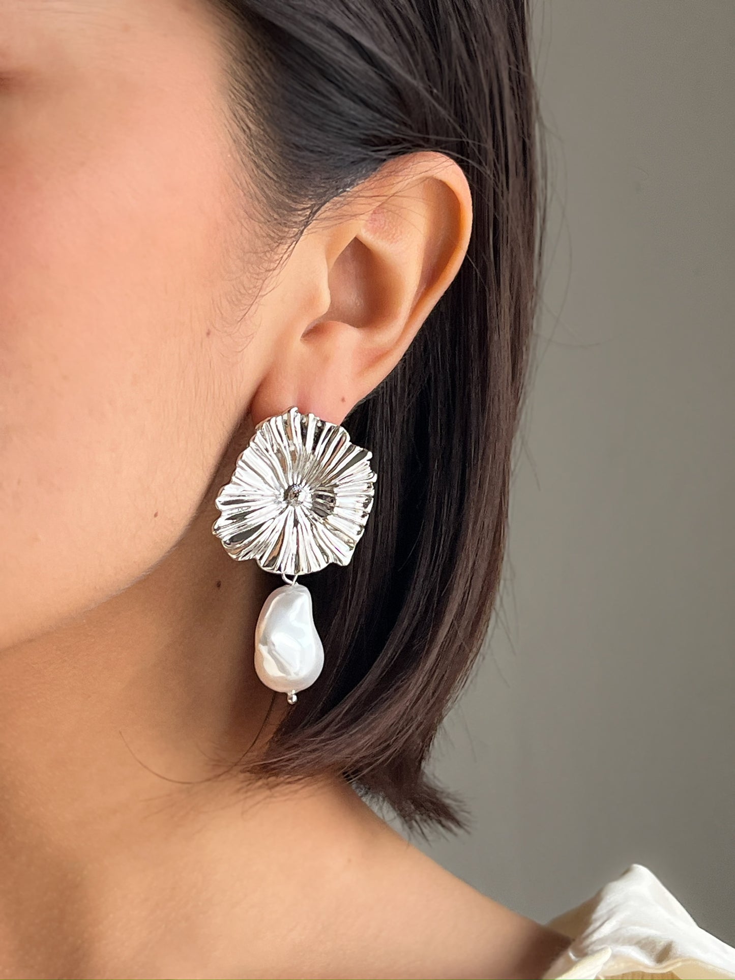 Aretes Bloom & Pearl