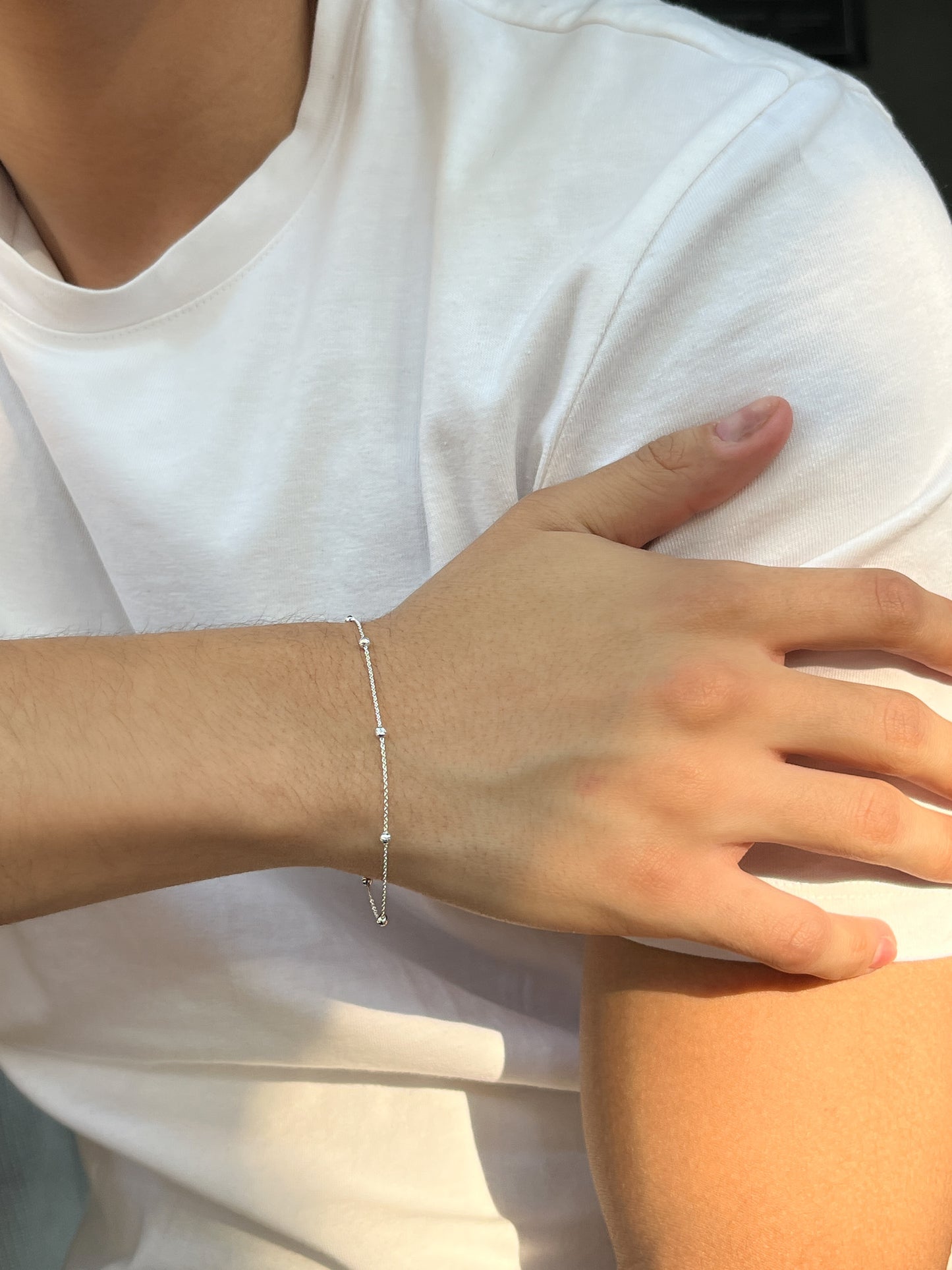 Pulsera Viviana Bolitas Diamantadas Grandes