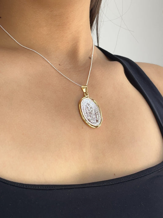 Dije Guadalupe Doble Cara