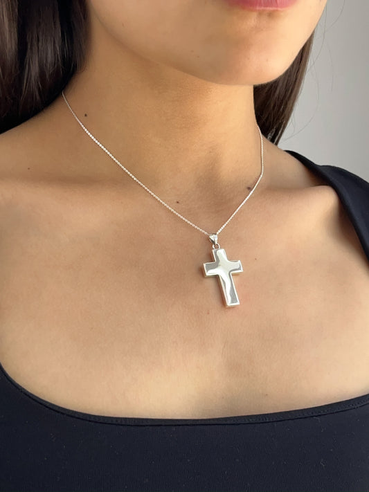 Dije Cruz Rectangular