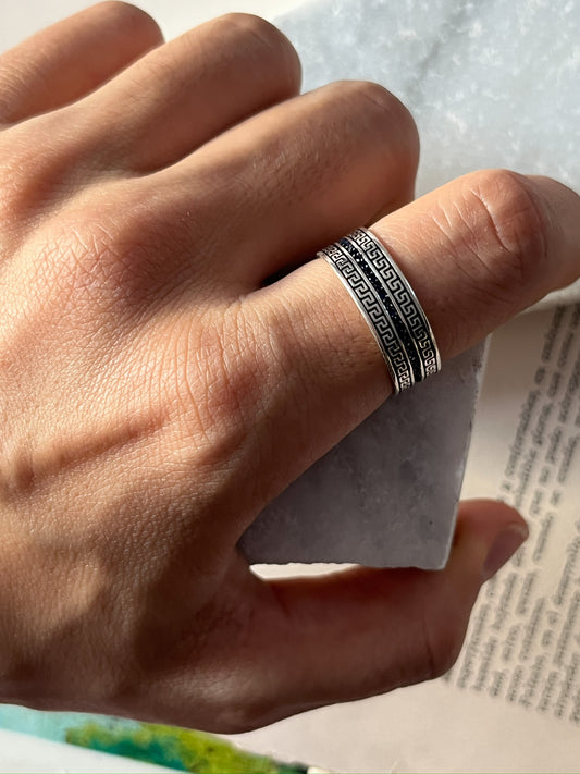 Anillo Frontera Azul