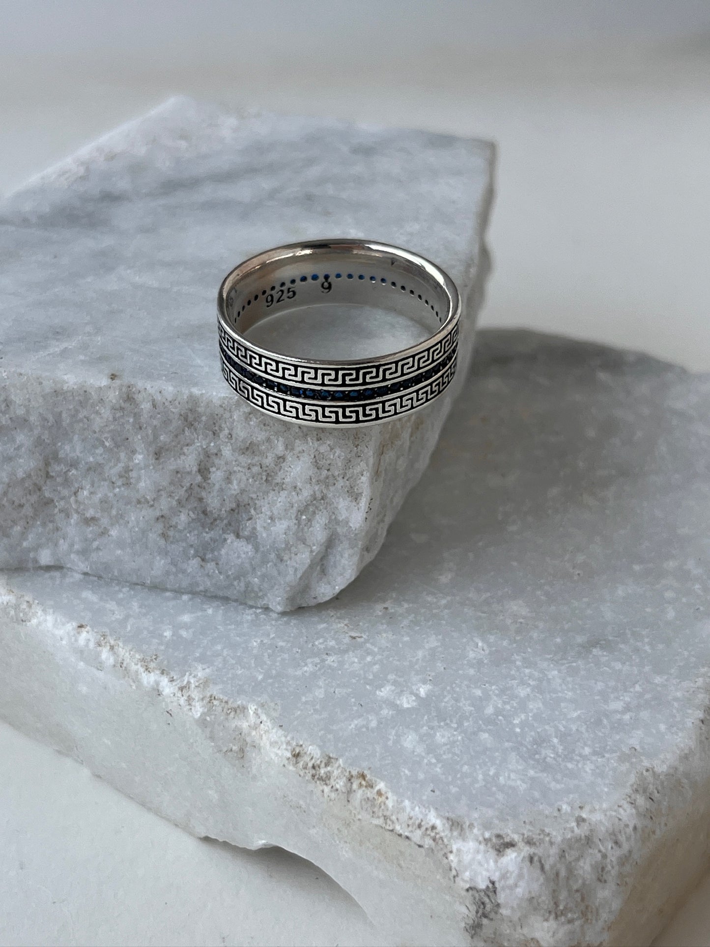 Anillo Frontera Azul