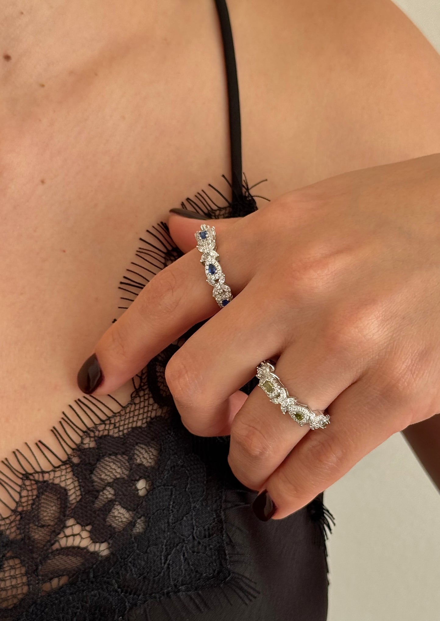 Anillo Mariposas Azul