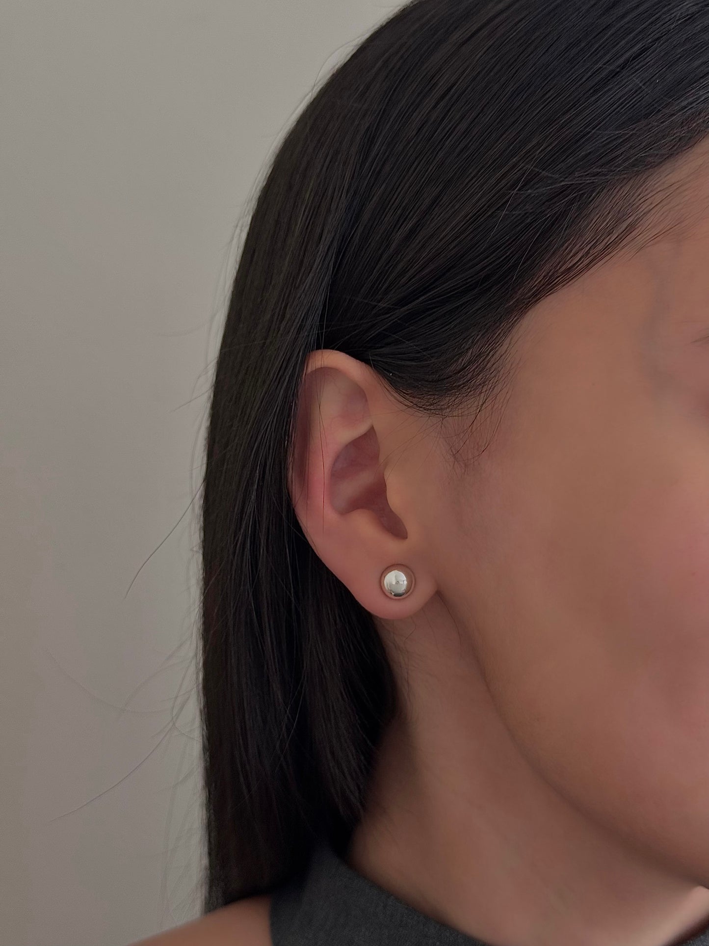 Aretes Medio Círculo Chunky