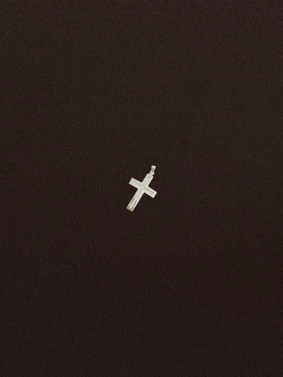 Dije Cruz Hueca Fondo Liso