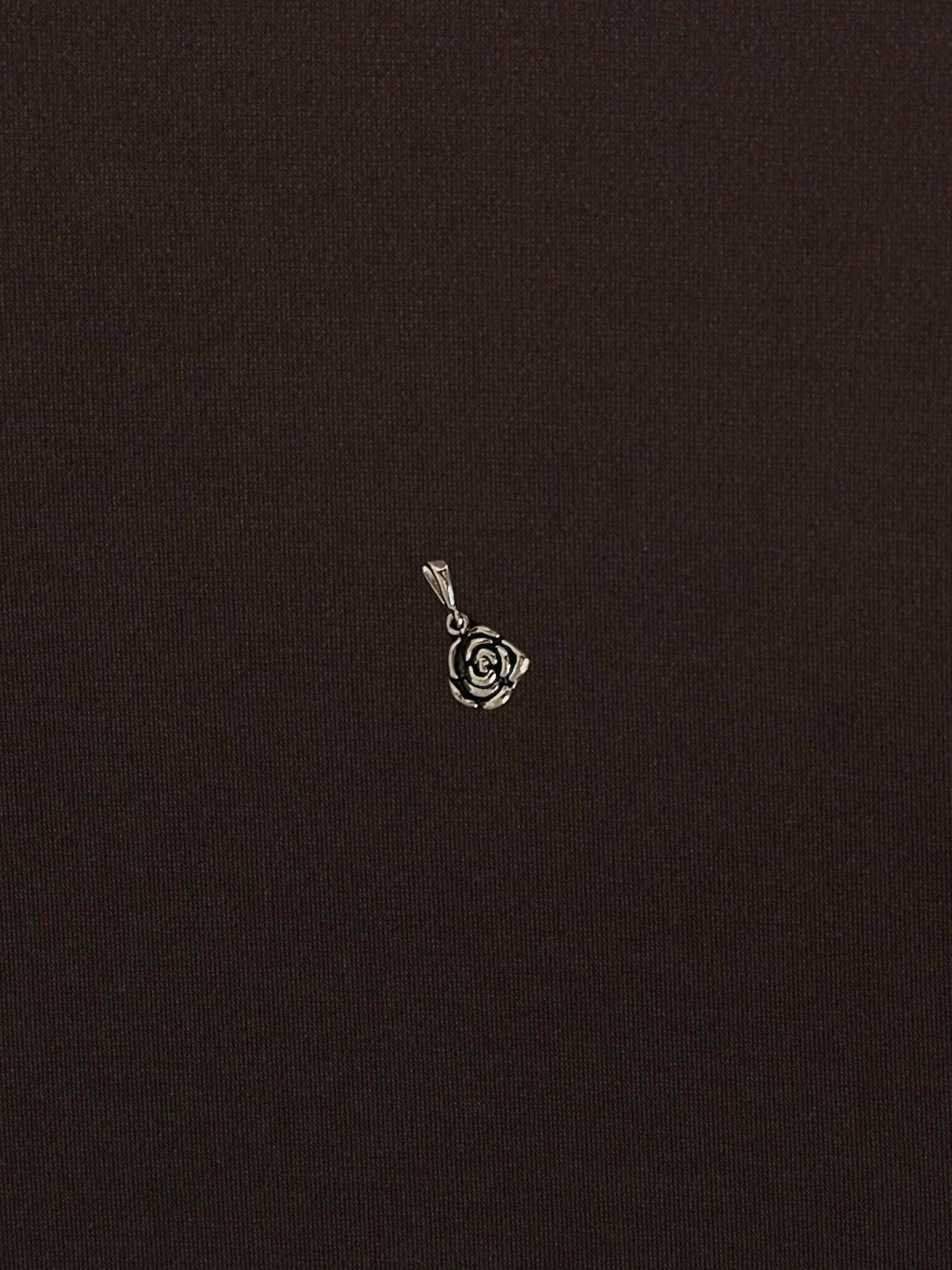 Dije Rosa Aplastada Irregular