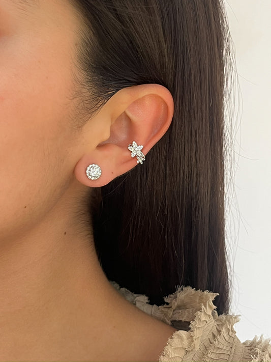 Earcuff Flor Picos