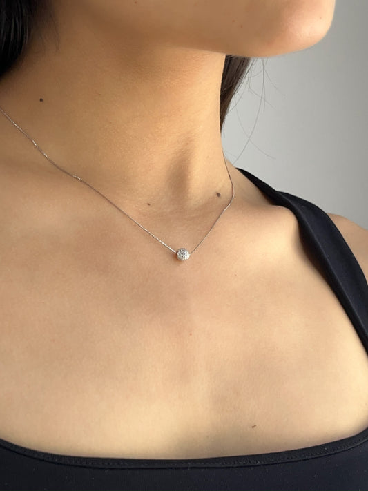 Collar Esfera Brillante
