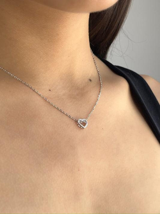 Collar Corazón Contour Mini