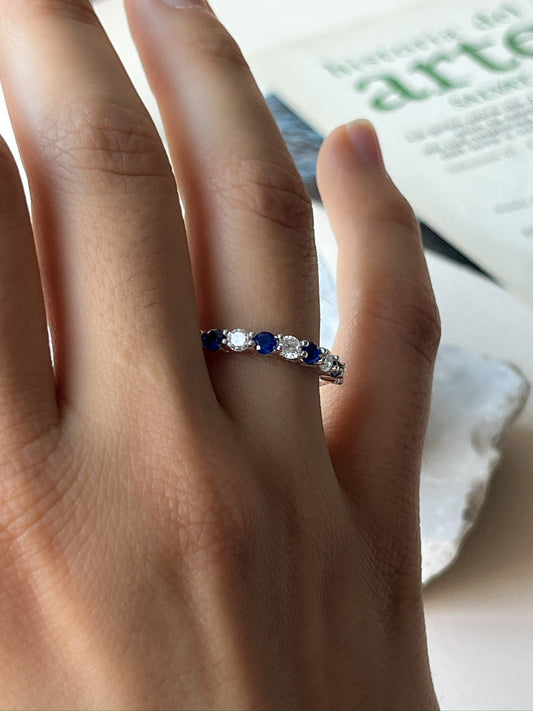 Anillo Galaxia Azul