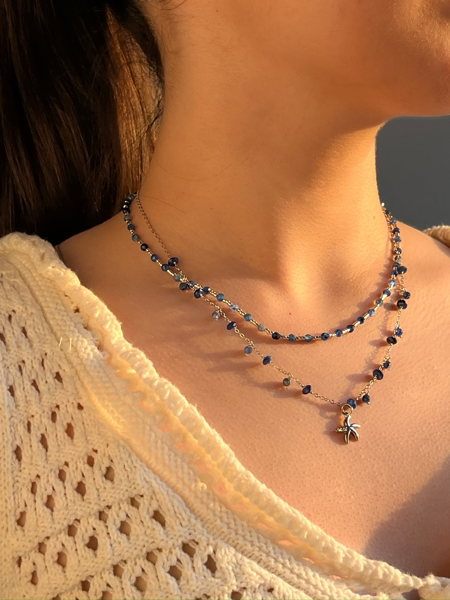 Collar Aurora Blanca