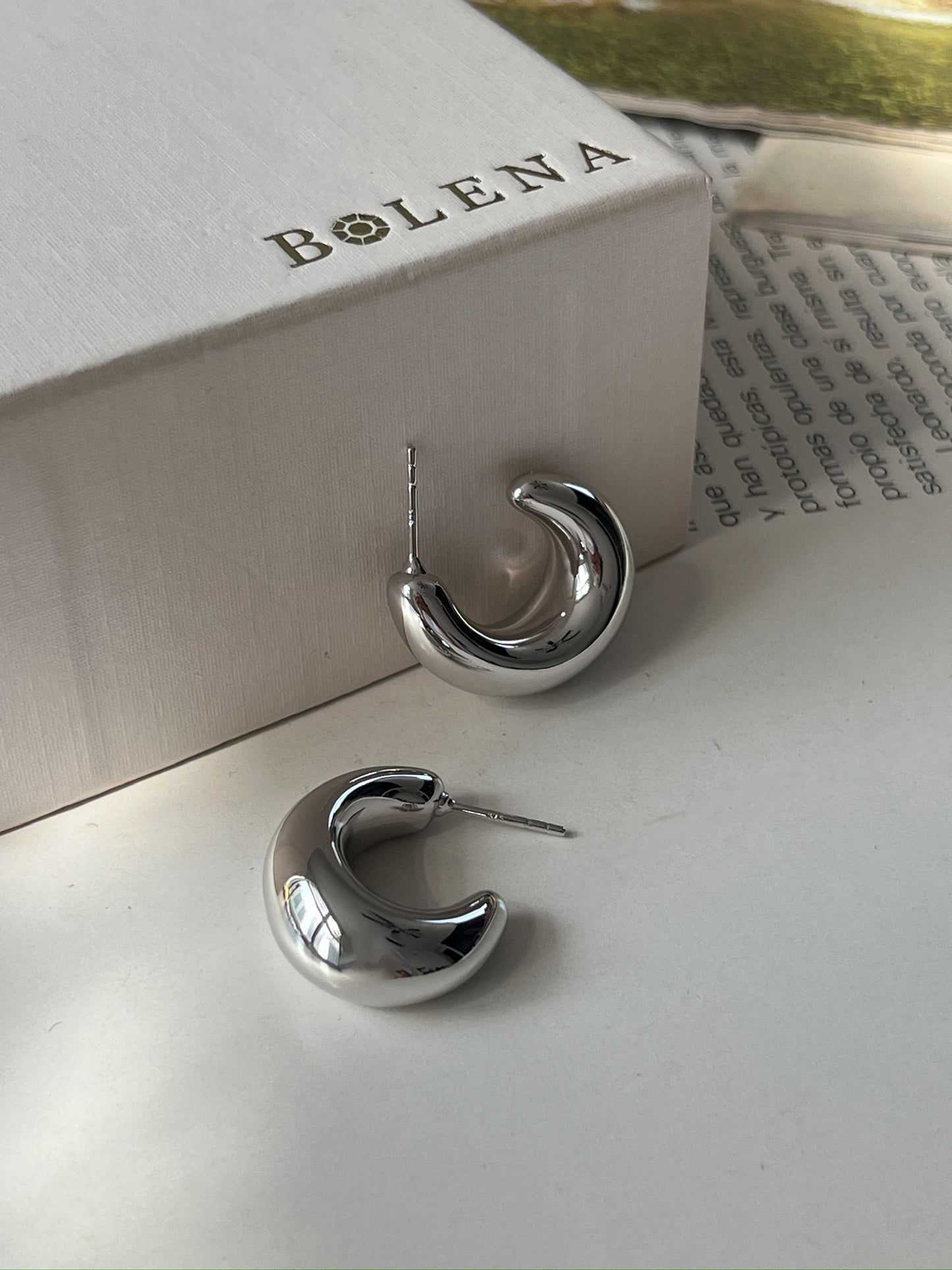 Aretes Colibrí de Plata