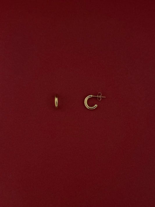 Aretes Chunky Mini Dorados