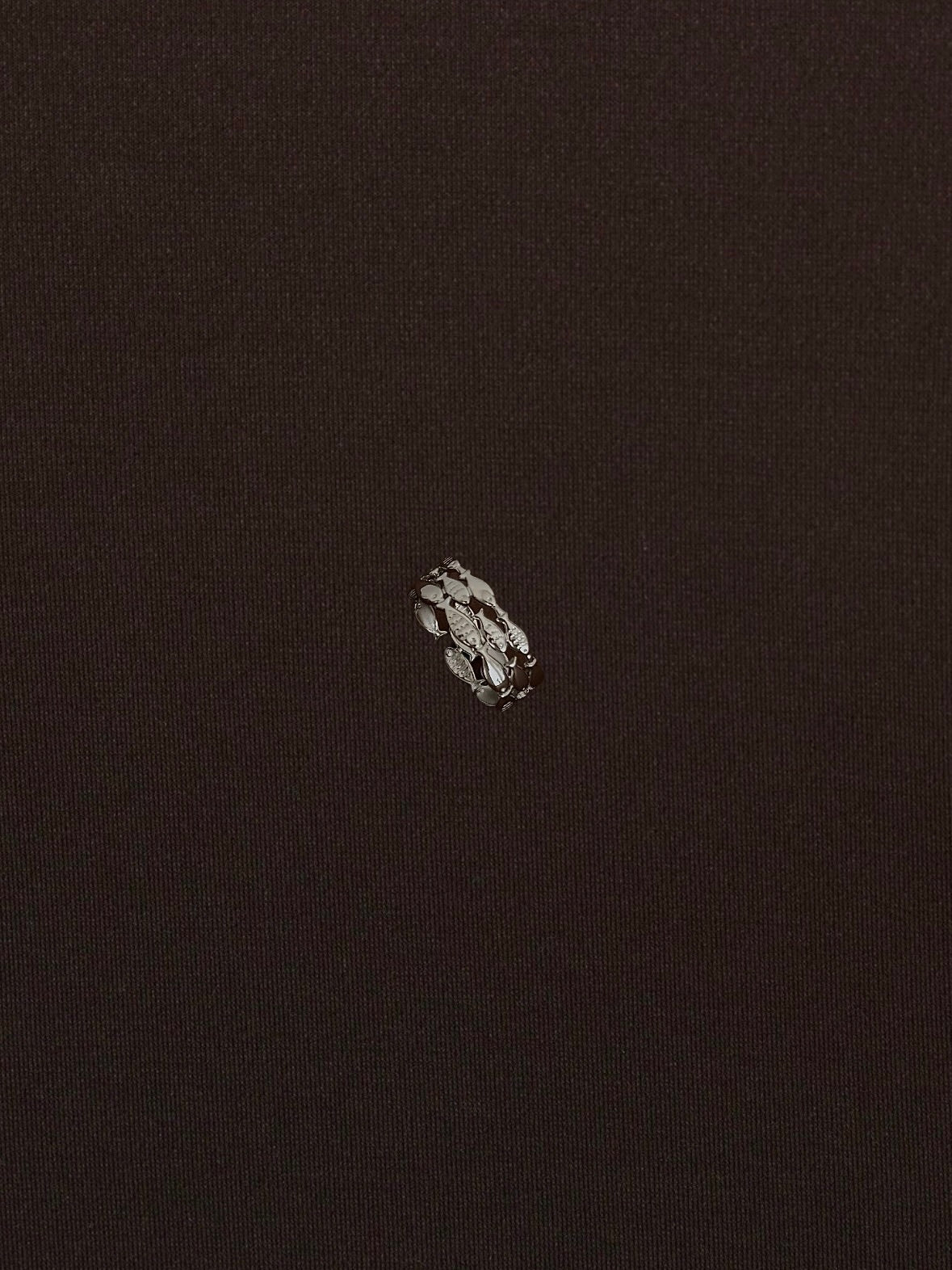 Anillo Peces Triple Línea Ajustable Plateado