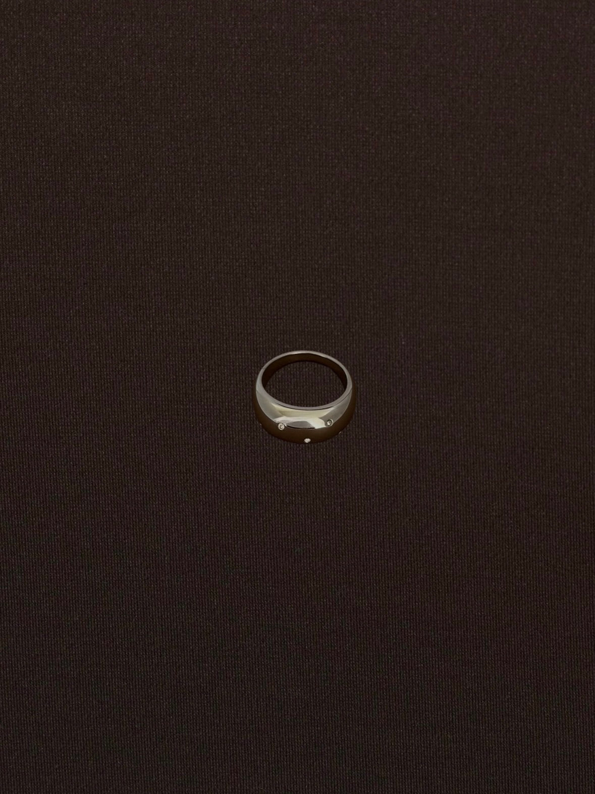 Anillo Chunky Star Row Plateado