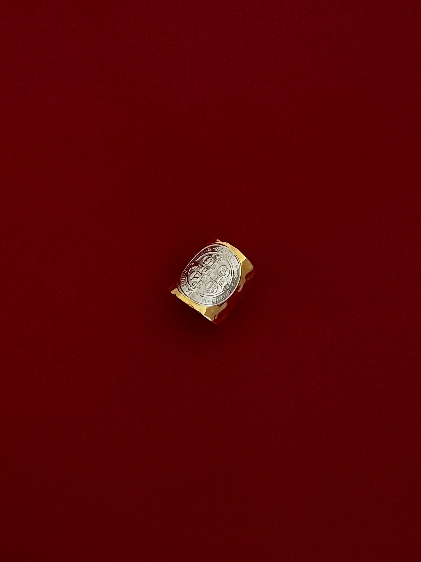 Anillo San Benito Bicolor Ajustable