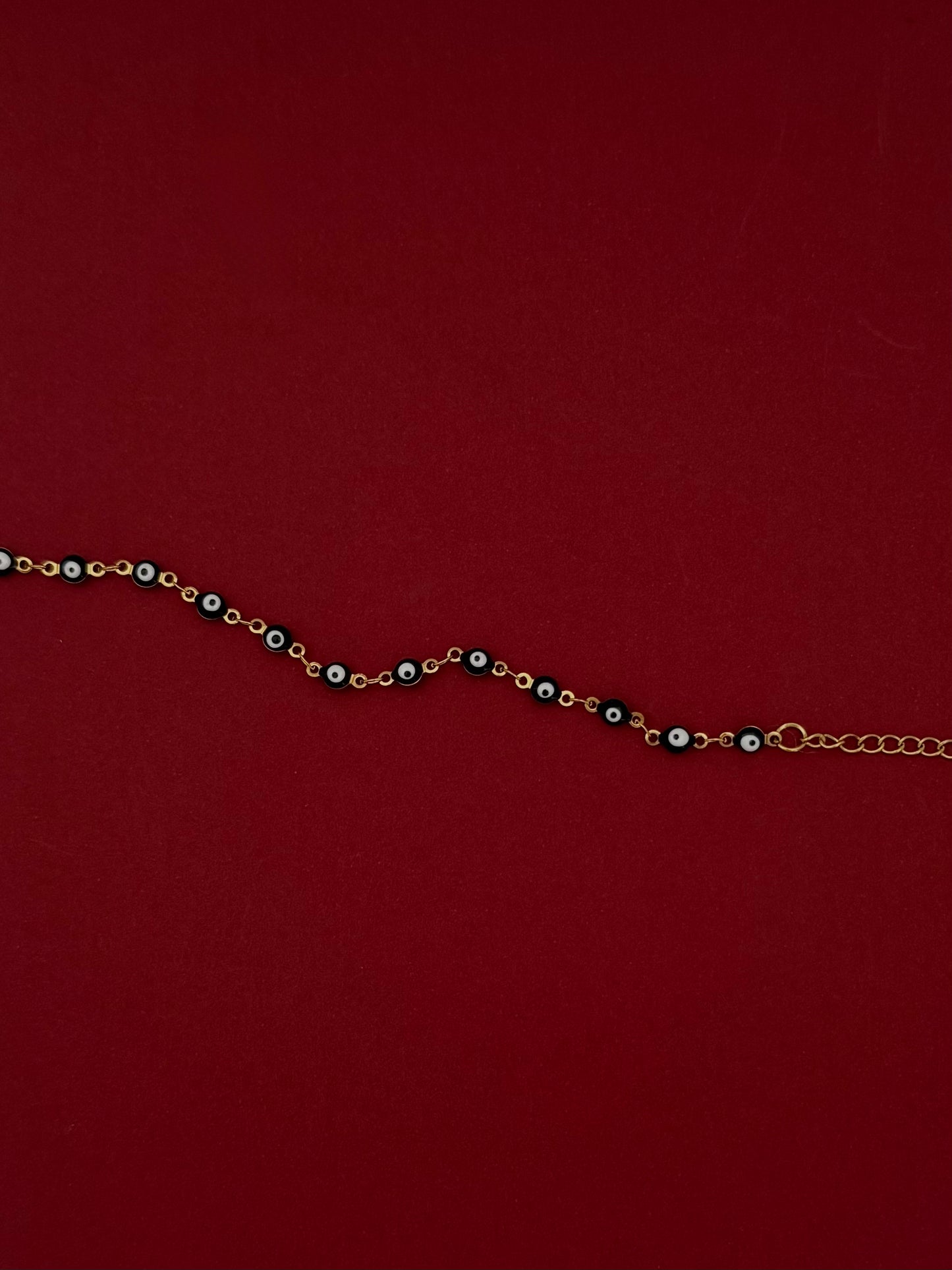 Pulsera Ojo Negro Dorada