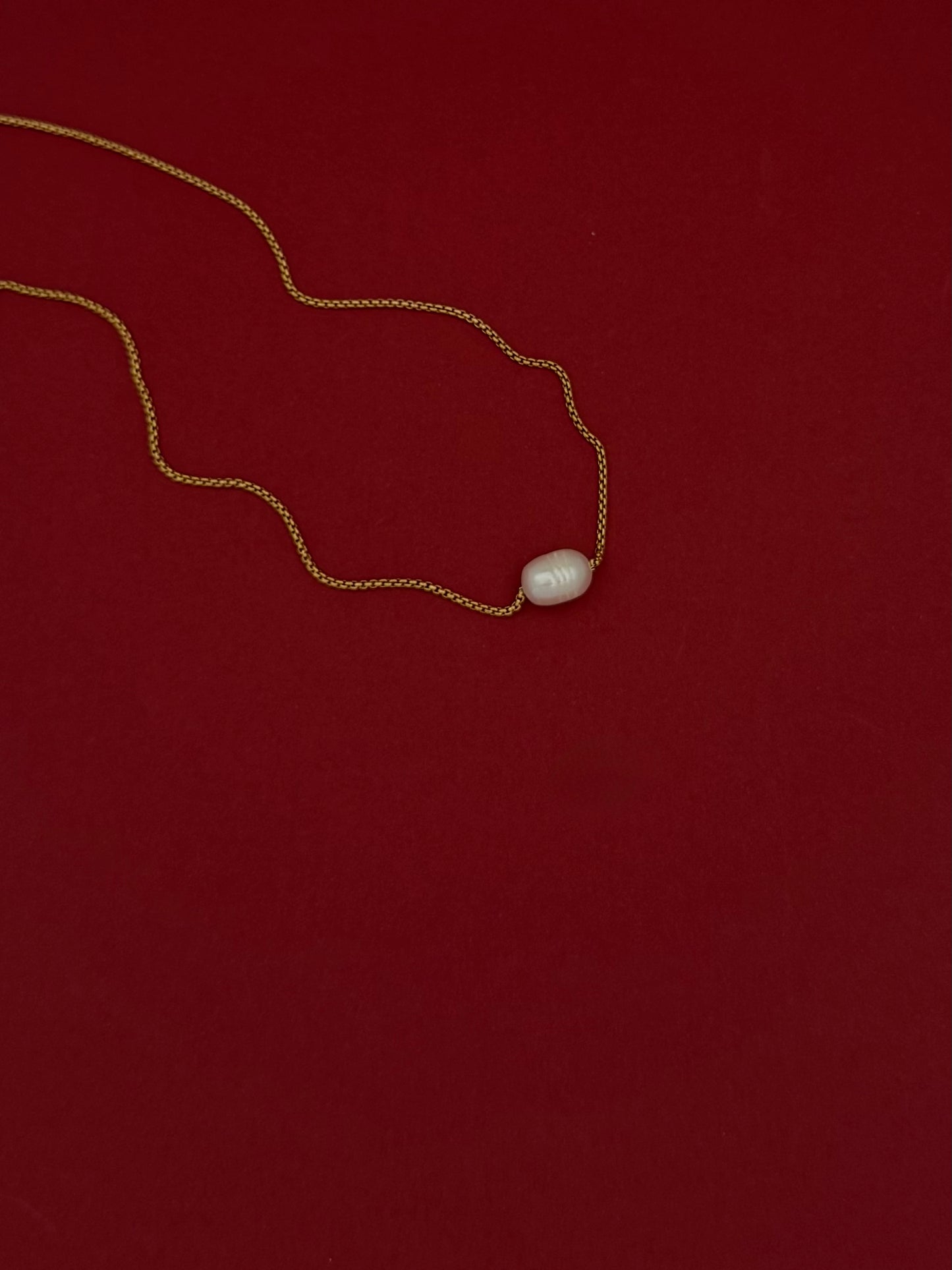 Dije Perla Natural Ovalada