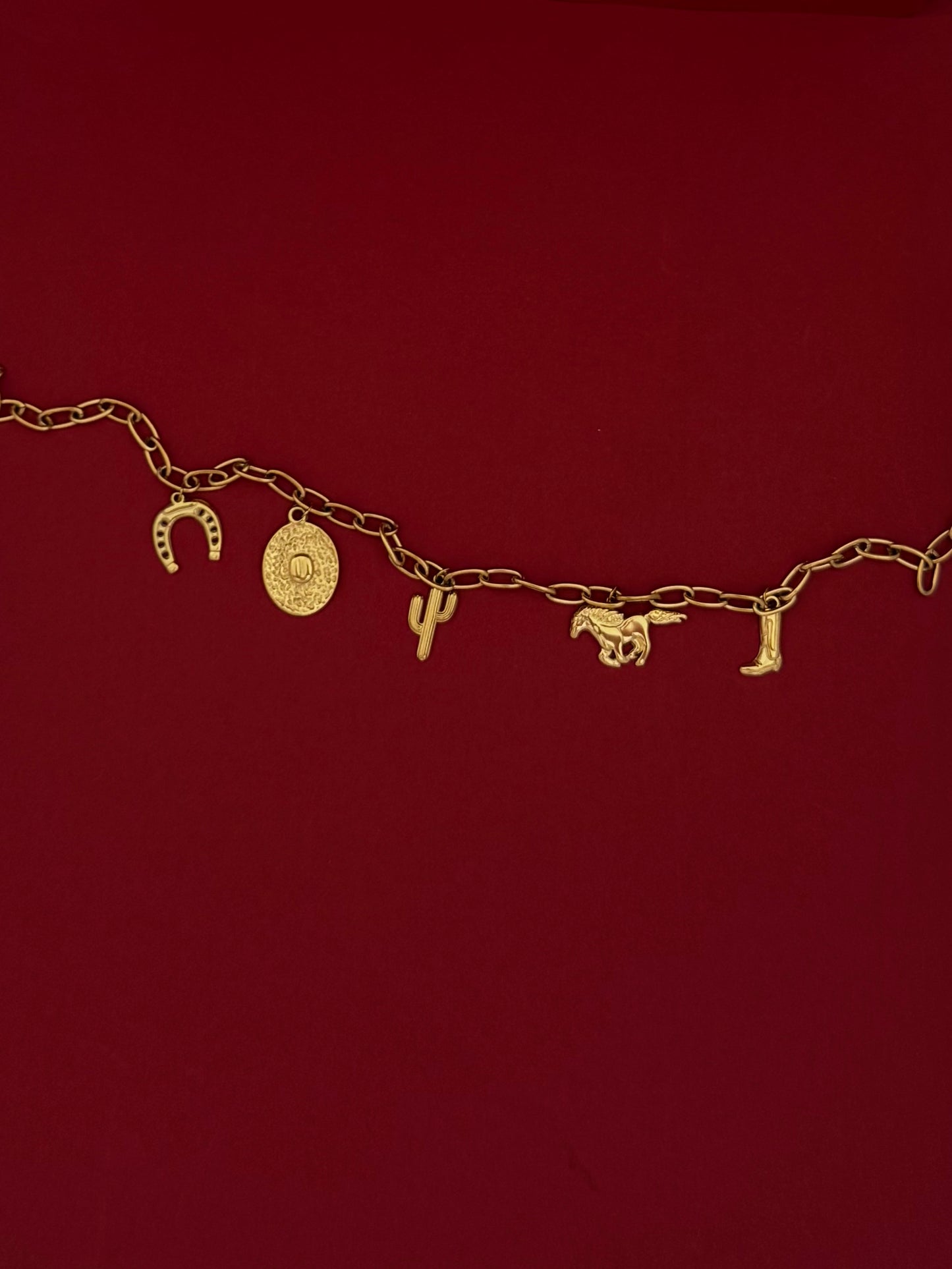 Collar Western Vaquero Dorado