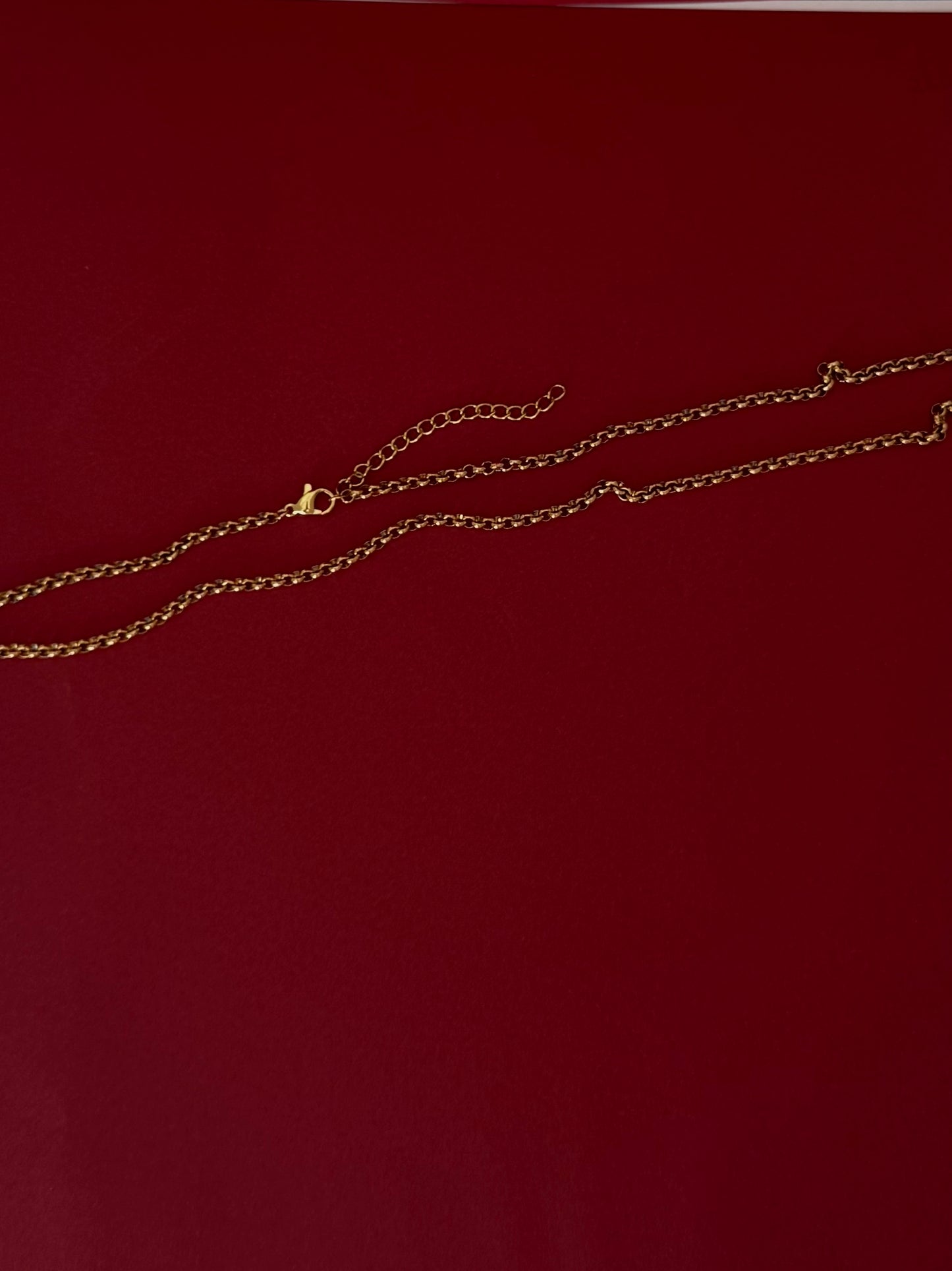 Cadena Eslabón Circular Mini Dorada