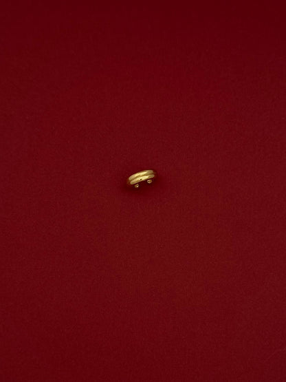 Ear Cuff Dos Líneas Lisas Delgadas