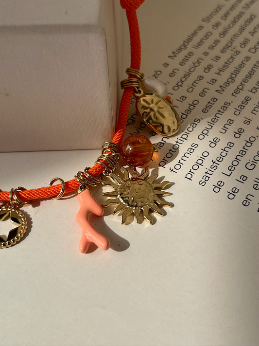 Collar Sol de Coral