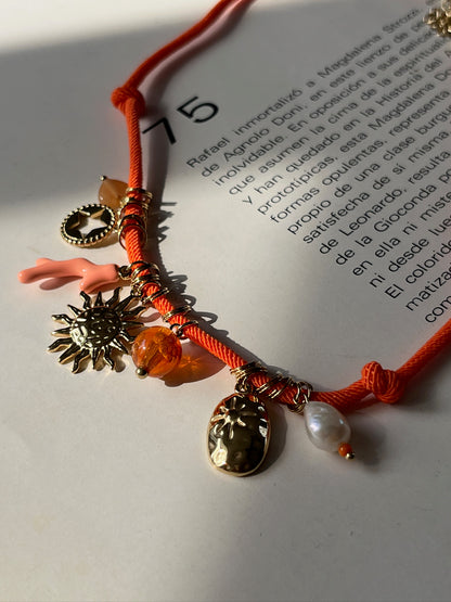 Collar Sol de Coral