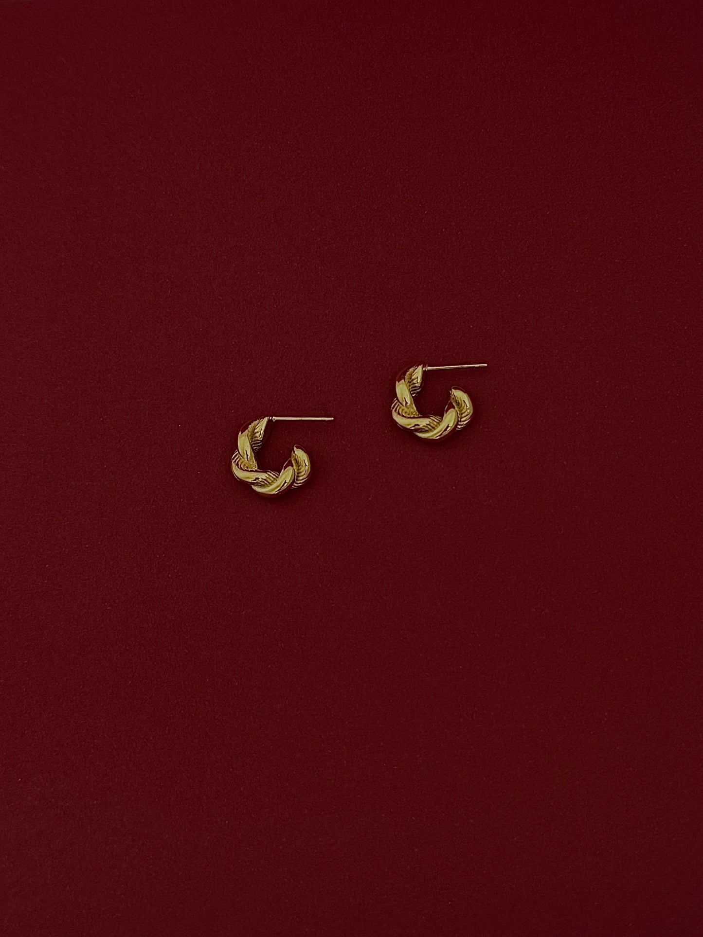 Aretes Churro Dorado