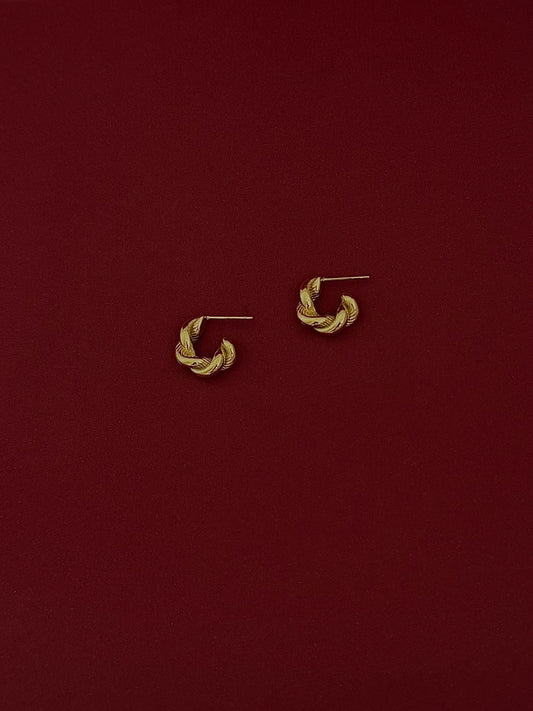 Aretes Churro Dorado