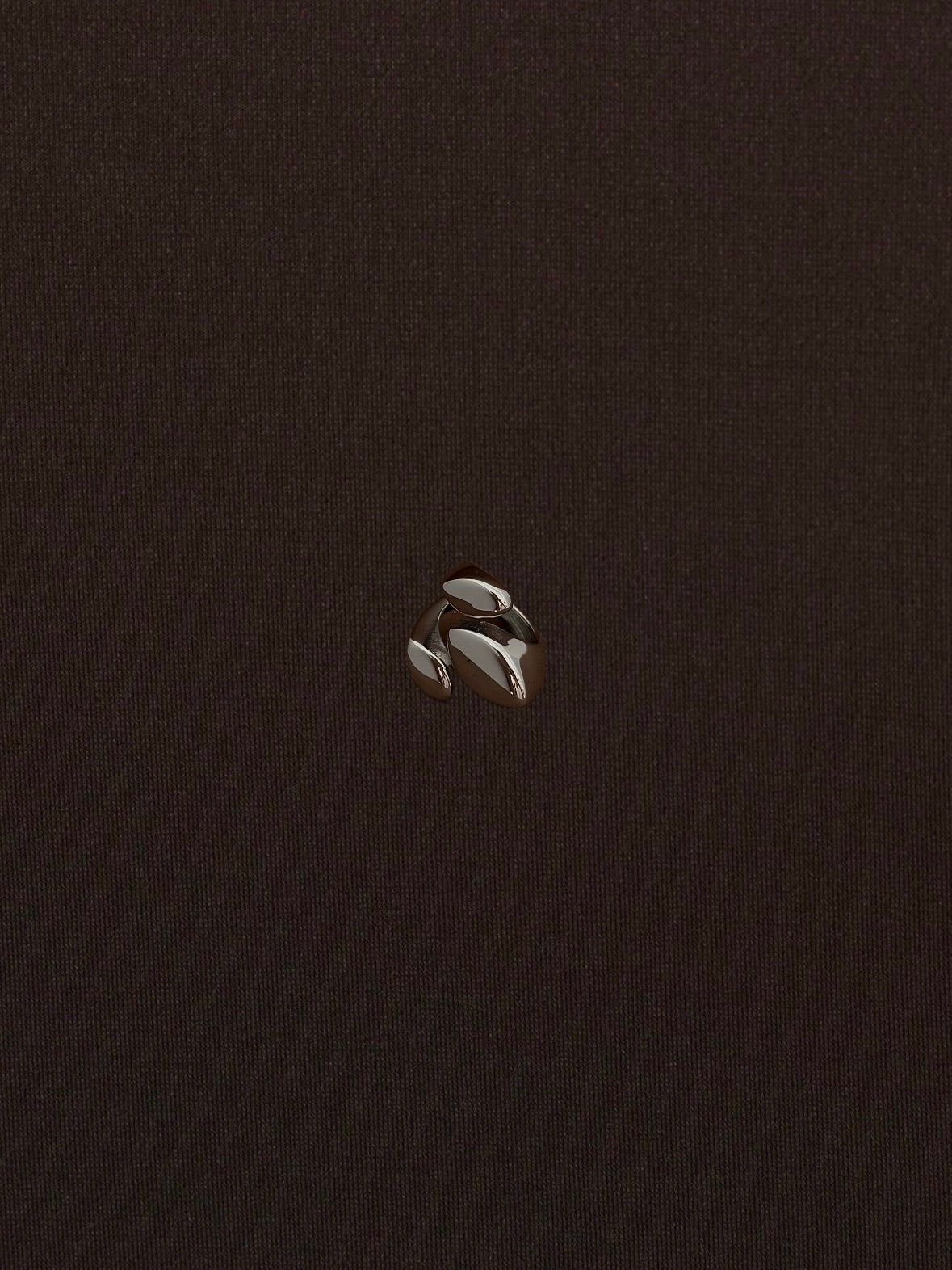 Anillo Óvalos Entretejidos Plateado