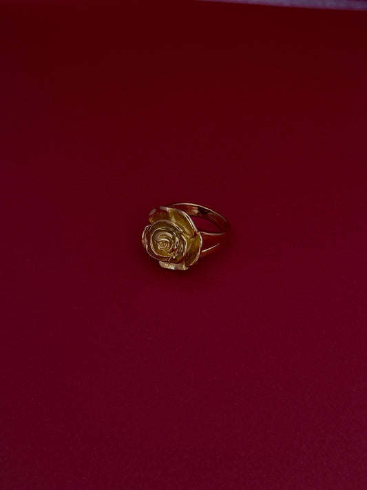 Anillo Flor Mini Dorado