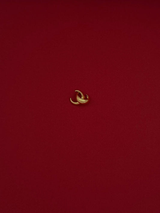 Ear Cuff Línea Lisa Chunky Dorado