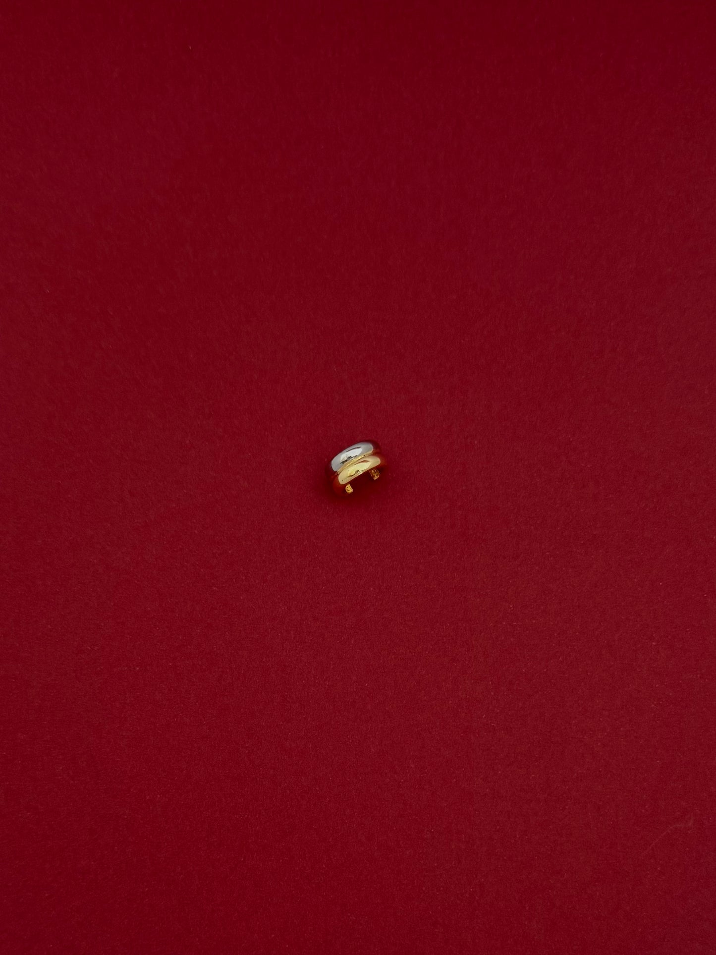 Ear Cuff Bicolor Dos Líneas Lisas