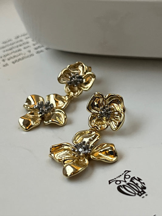 Aretes Silver Bloom