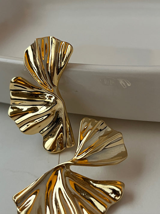 Aretes Floral Hoop