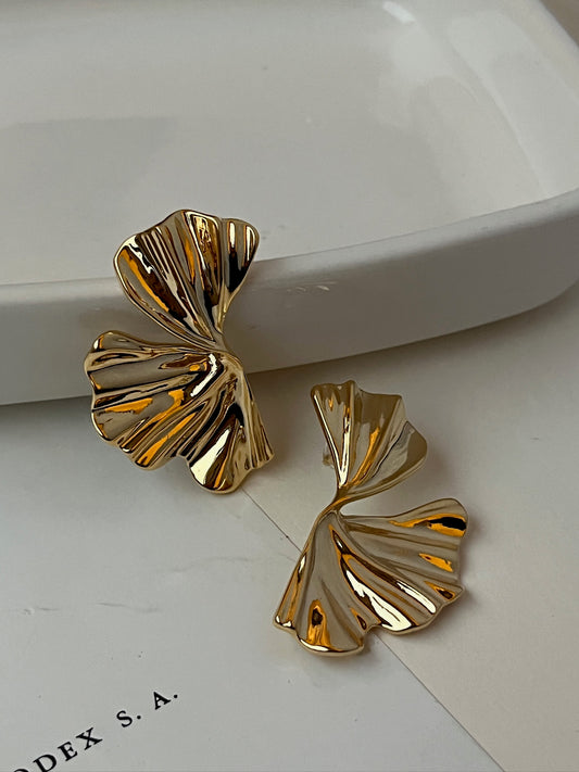 Aretes Floral Hoop
