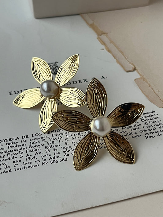 Aretes Pearl Blossom