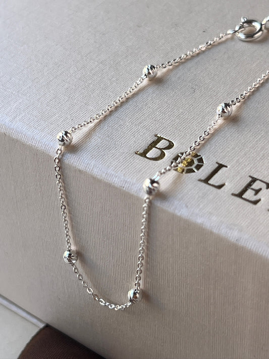 Pulsera Viviana Bolitas Diamantadas Grandes