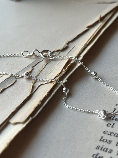 Pulsera Viviana Bolitas Diamantadas Grandes