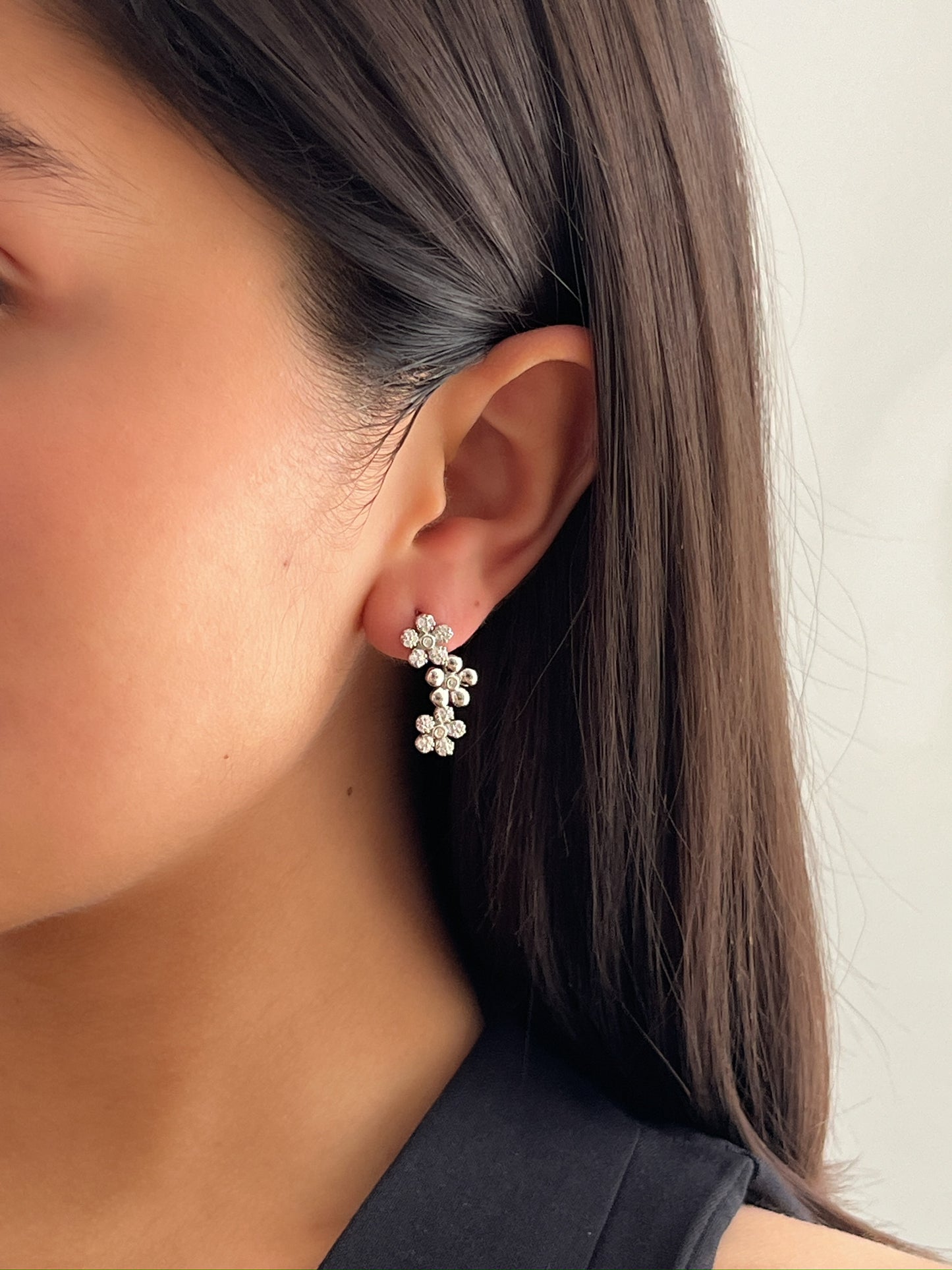 Aretes Flor de Luna