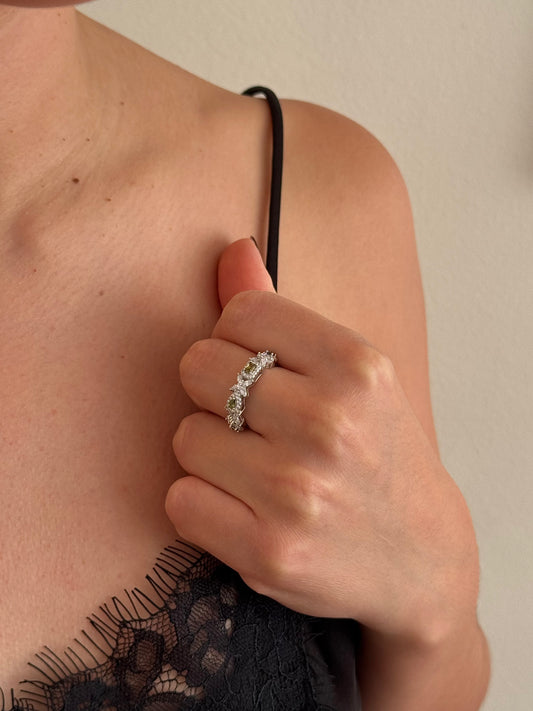 Anillo Mariposas Verde