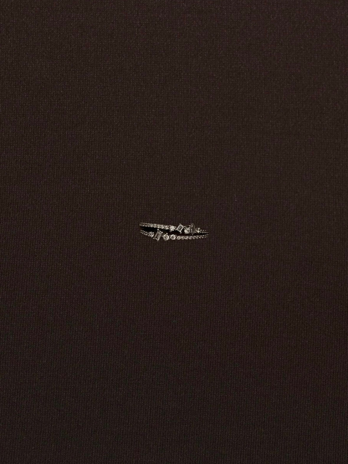 Anillo Doble Línea con Rectangulares y Circulares