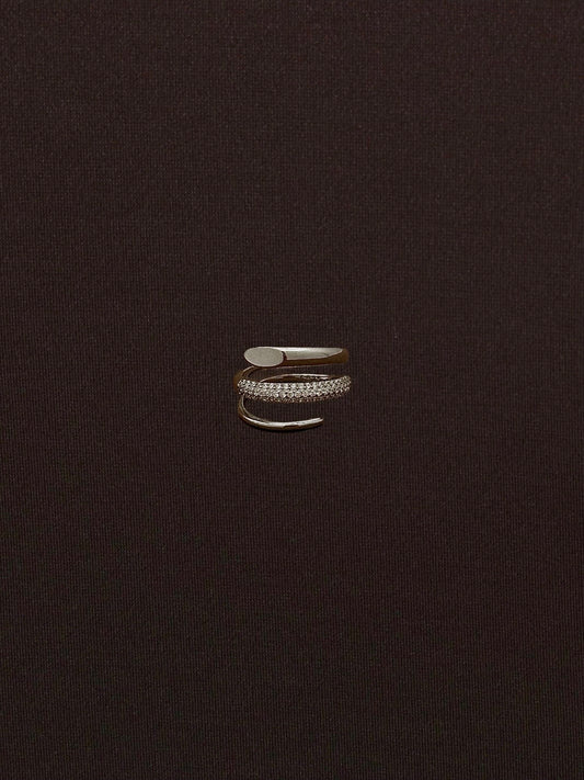 Anillo Triple Línea Mixta