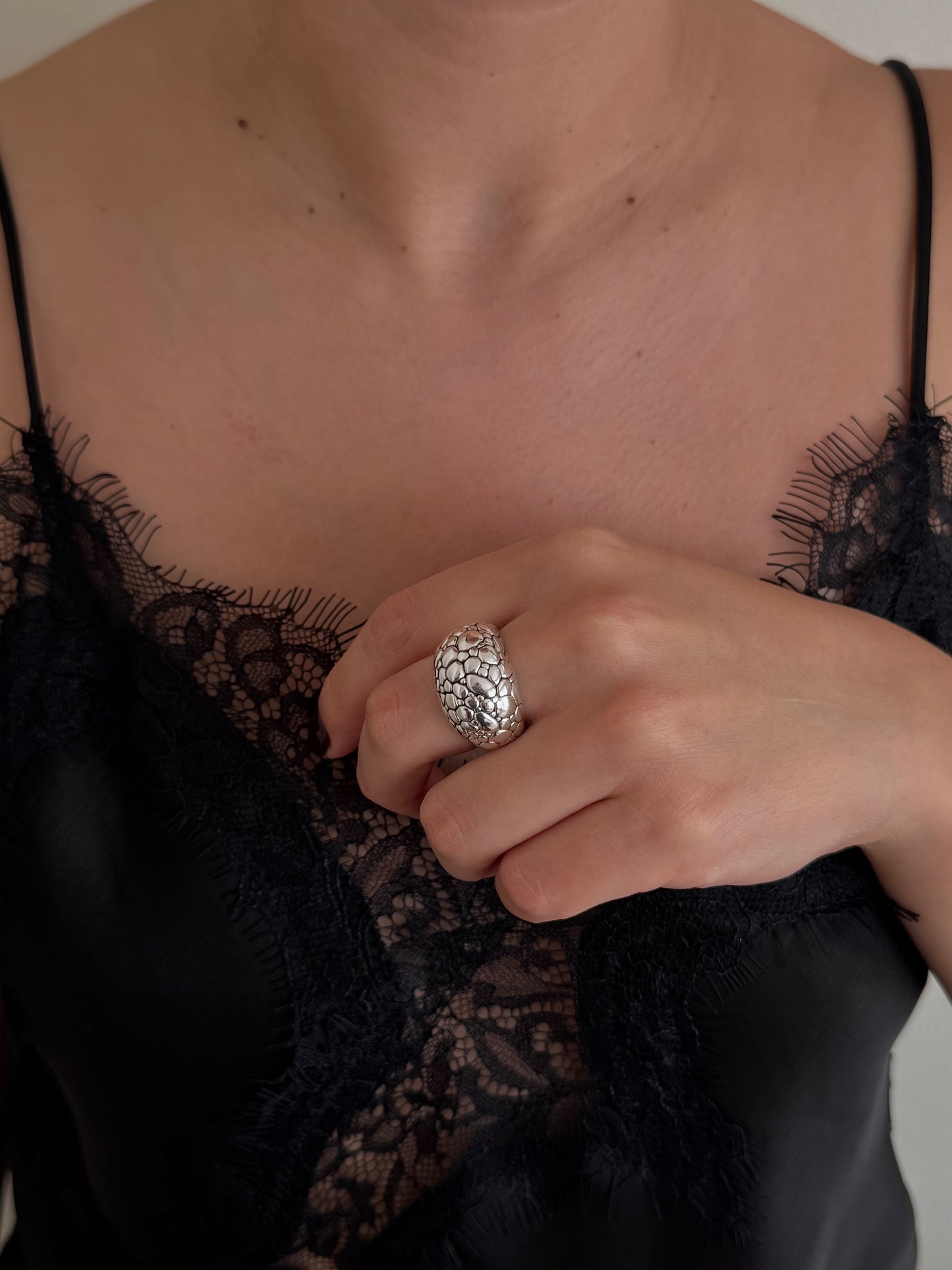 Anillo Chunky Reptil