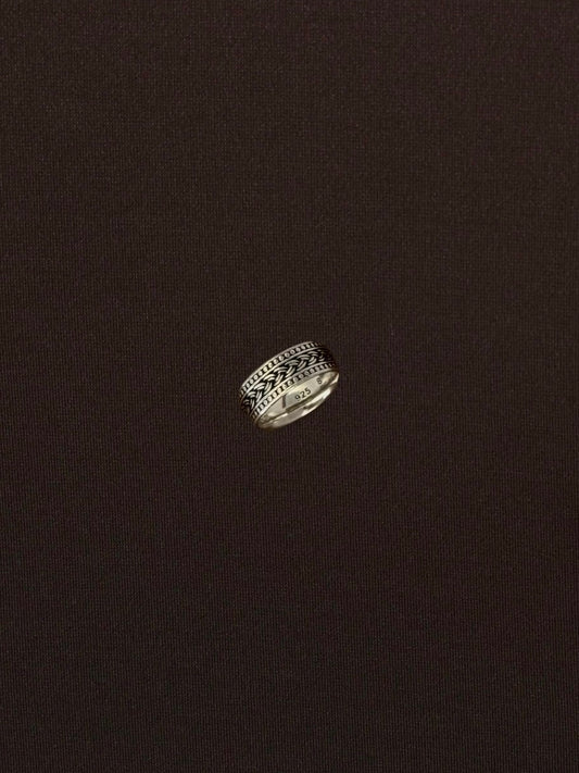 Anillo Trenzado con Bolitas